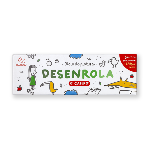 DESENROLA - O CAMPO (rolo de colorir)