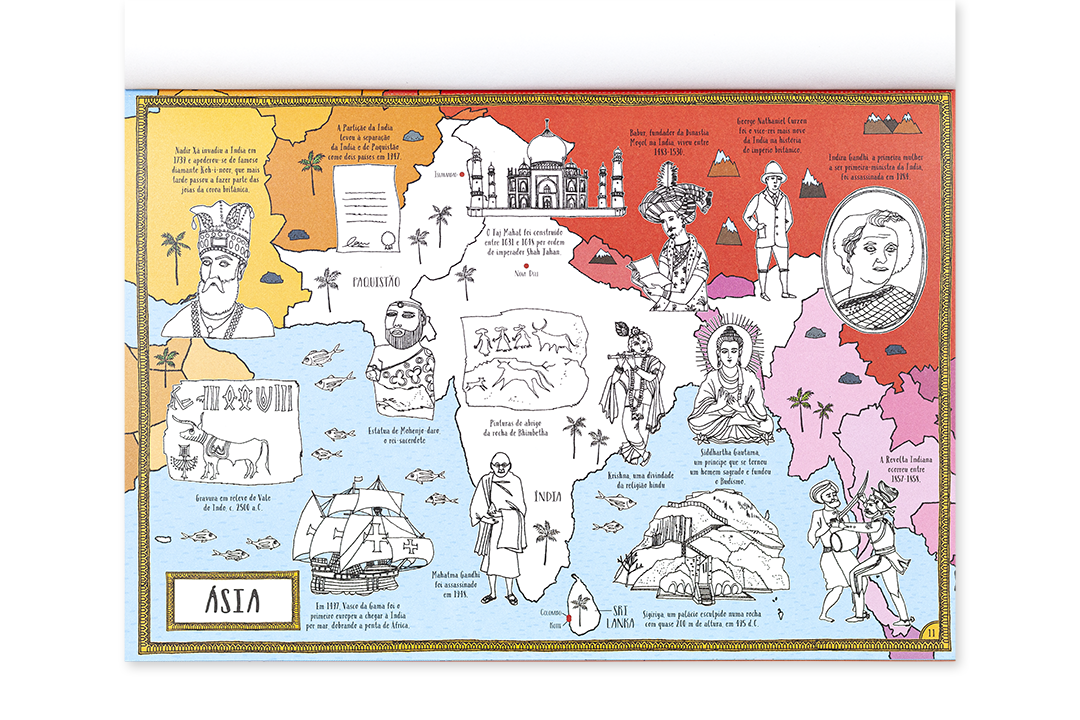 HistÓria — Atlas Para Colorir 1476