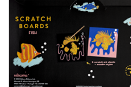 SCRATCH BOARDS - FISH