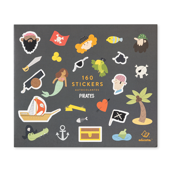 160 STICKERS - PIRATES
