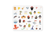 160 STICKERS - PIRATES