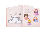 PRINCESAS - LIVRO DE ATIVIDADES COM AUTOCOLANTES