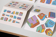 POSTCARD - HOUSES - TWO