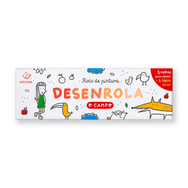 DESENROLA - O CAMPO (rolo de colorir)
