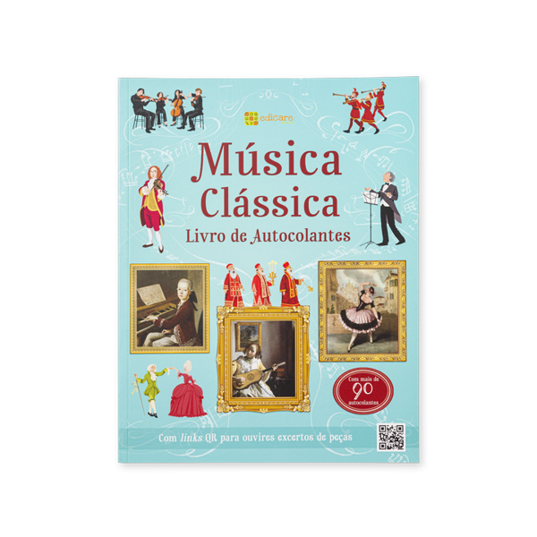 MÚSICA CLÁSSICA - LIVRO DE AUTOCOLANTES