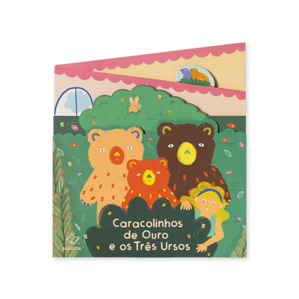 CARACOLINHOS DE OURO E OS TRÊS URSOS - LIVRO ACORDEÃO